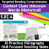 RI.5.4 Context Clues Unknown Words in Nonfiction Context C