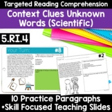 RI.5.4 Context Clues Unknown Words in Nonfiction Context C