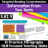 RI.5.9 Integrating Information From Two Texts Nonfiction R