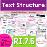 RI.7.5: Nonfiction Text Structure 7th Grade CCSS No Prep D