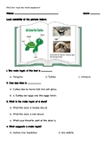 RI.K.2 Main Idea & Key Details Kindergarten Assessment