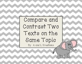 RI.2.9 Compare and Contrast Two Texts-Elephants