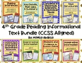 4th Grade Informational Reading Skills Text Bundle RI4.1 - RI4.9