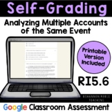 RI5.6 Analyze Multiple Accounts of Same Topic: Self-Gradin
