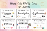 RIASEC Cards - Each Personality Trait for Students - Holla