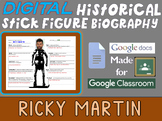 RICKY MARTIN Digital Historical Stick Figure Biographies  