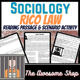 RICO Law Passage & Simulation Scenarios  Sociology, Law, G