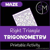 Right Triangle Trigonometry Maze (SOHCAHTOA)