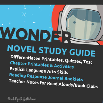 Preview of Wonder Novel Study - Teacher Guide