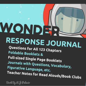 Preview of Wonder Reading Response Journal