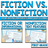 RL.1.5 RI.1.5 Fiction vs. Nonfiction & Nonfiction Text Fea