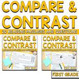 RL.1.9 RI.1.9 Compare and Contrast Reading Passages BUNDLE