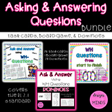 RL 2.1 Asking and Answering WH Questions Bundle Task cards