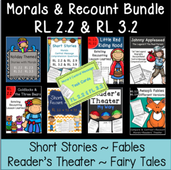 Preview of Morals & Lessons RL 2.2 RL 3.2  BUNDLE - 9 Products