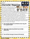 RL.2.3 Character Response Assessment