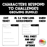 RL 2.3 Characters Respond to Challenge Exit Slip Assessmen