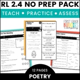 RL 2.4 Poetry No Prep Tasks for Instruction and Assessment