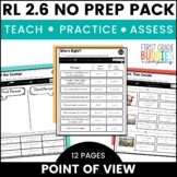 RL 2.6 Character Point of View No Prep Tasks for Instructi