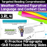 RL.3.4 Short Stories with Figurative Language Passages Pra