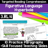 RL.3.4 Figurative Language Hyperbole Worksheet Hyperbole P