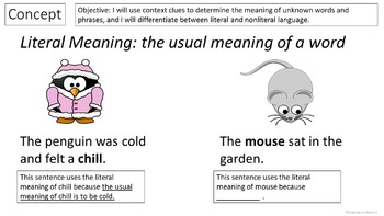 RL 3.4 PowerPoint: Literal and Nonliteral Language by Direct