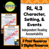 RL 4.3 Independent Reading Accountability (Print & Digital)