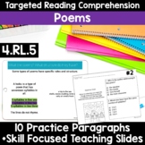 RL.4.5 Poems Lesson Poetry 4th Grade Poem Comprehension Go