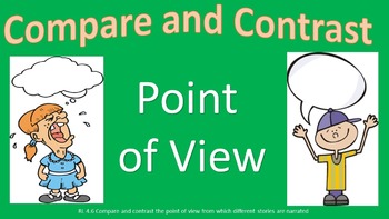Preview of RL 4.6 PowerPoint: Compare and Contrast Point of View