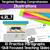 RL.4.7 Illustrations in a Text - Google Classroom and Print