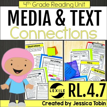 Preview of RL.4.7 Media and Text Connections 4th Grade Nonfiction Reading - RL4.7