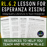RL.6.2 Lesson To Use With Esperanza Rising