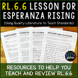 RL.6.6 Lesson To Use With Esperanza Rising