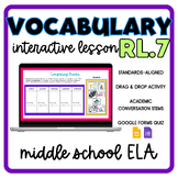 RL.7 Standards-Based Vocabulary Interactive Lesson - Compa
