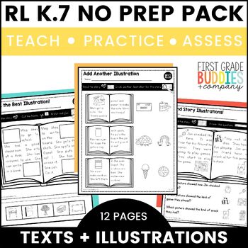 Preview of RL K.7 Text Illustrations No Prep Tasks for Instruction and Assessment