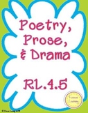 RL.4.5 Poetry, Prose, and Drama