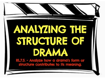 Preview of RL.7.5. - Analyzing How A Drama's Form & Structure Contributes to its Meaning