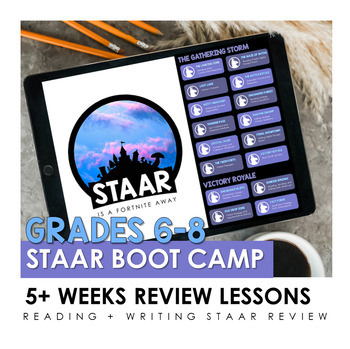 Preview of RLA STAAR Boot Camp - "STAAR Is a Fortnight Away!" - Grades 6-8