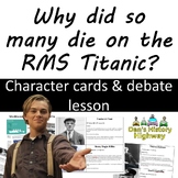 RMS Titanic - 23-page full lesson (notes, character cards,