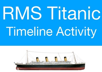 Preview of RMS Titanic Timeline Activity
