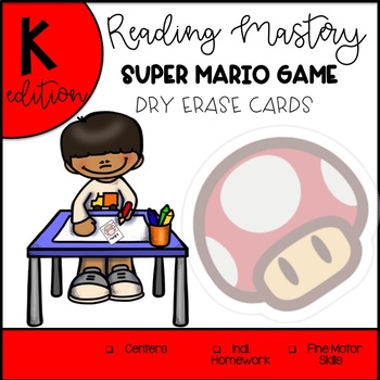 Preview of RMSE K: Super Mario Game-Dry Erase Game