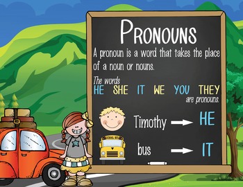 ROAD TRIP - 1st grade GRAMMAR posters / Scott Foresman Reading