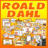 ROALD DAHL AUTHOR RESOURCES LITERACY ENGLISH DISPLAY READING