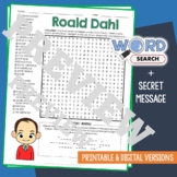 ROALD DAHL Word Search Puzzle Activity Vocabulary Workshee