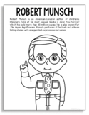 ROBERT MUNSCH Coloring Page | Library Art | Bulletin Board
