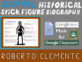 ROBERTO CLEMENTE Digital Historical Stick Figure Biographi