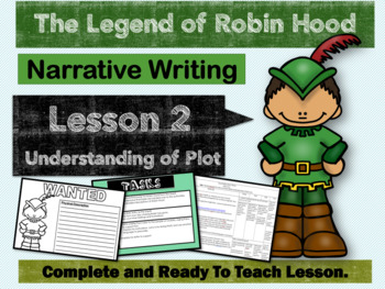 Preview of ROBIN HOOD LEGEND-GRADE 5 - LESSON 2 - Understanding of Plot