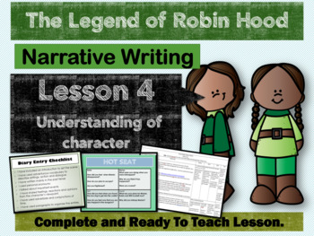 Preview of ROBIN HOOD LEGEND-GRADE 5 - LESSON 4 - Understanding of character