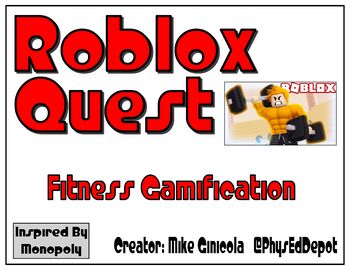 Roblox Quest Fitness Monopoly Lifesize Board Game Pe Tpt - school bus game on roblox