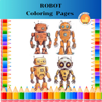 Preview of ROBOT Coloring  Pages