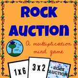 ROCK AUCTION Multiplication/Times Tables Card Game